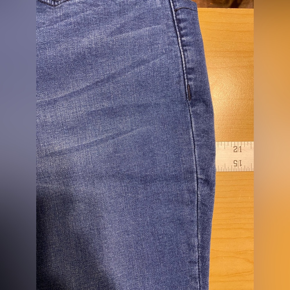 NYDJ Skinny High Waist Rolled Cuff Capri Jeans Chloe Lift Tuck Size 12 - Picture 11 of 14
